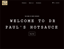 Tablet Screenshot of drpaulshotsauce.com